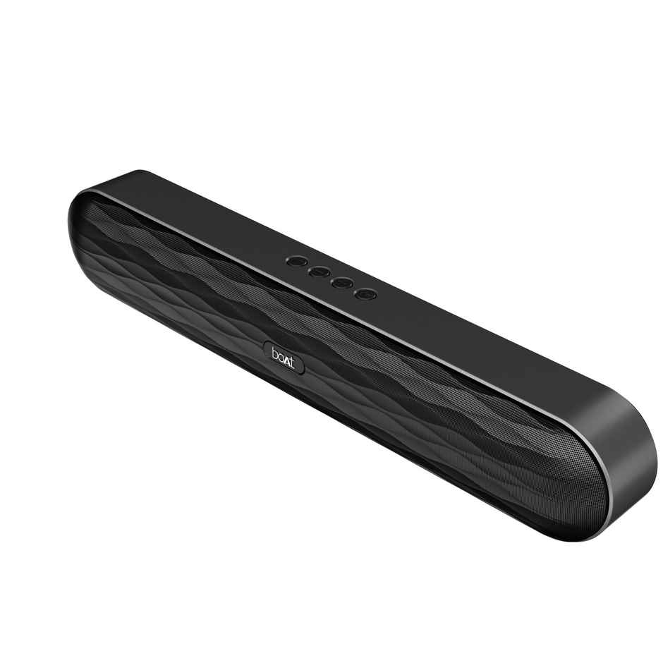 boAt Aavante Bar 485 BT Soundbar 10 W RMS Signature Sound |Bluetooth v5.3 Speaker - Premium Black