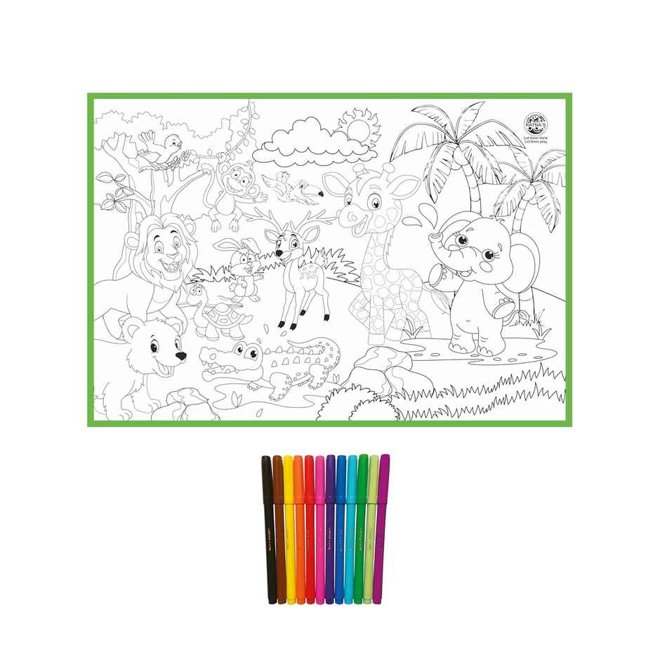 Ratna's My Colouring Mat Jungle