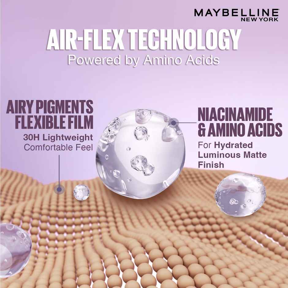 Maybelline Super Stay Lumi Matte Liquid Foundation, 30HR Long Lasting, 128