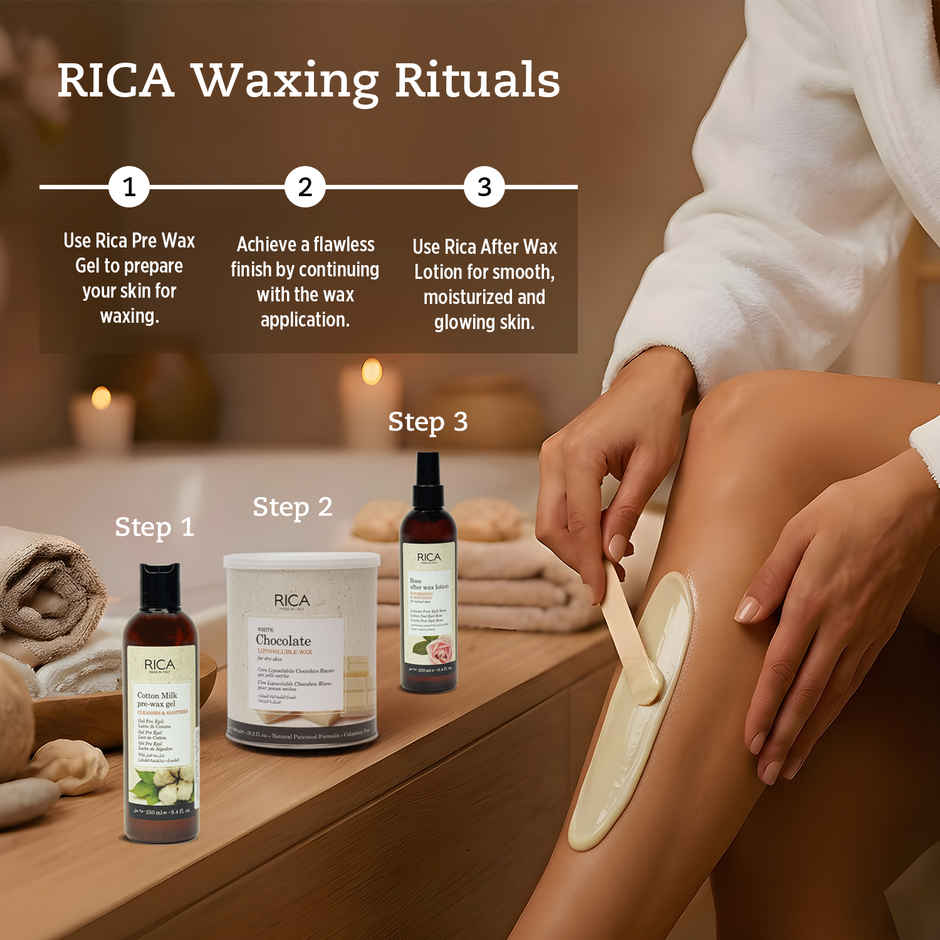 RICA White Chocolate Hair Removal Wax for Normal Skin