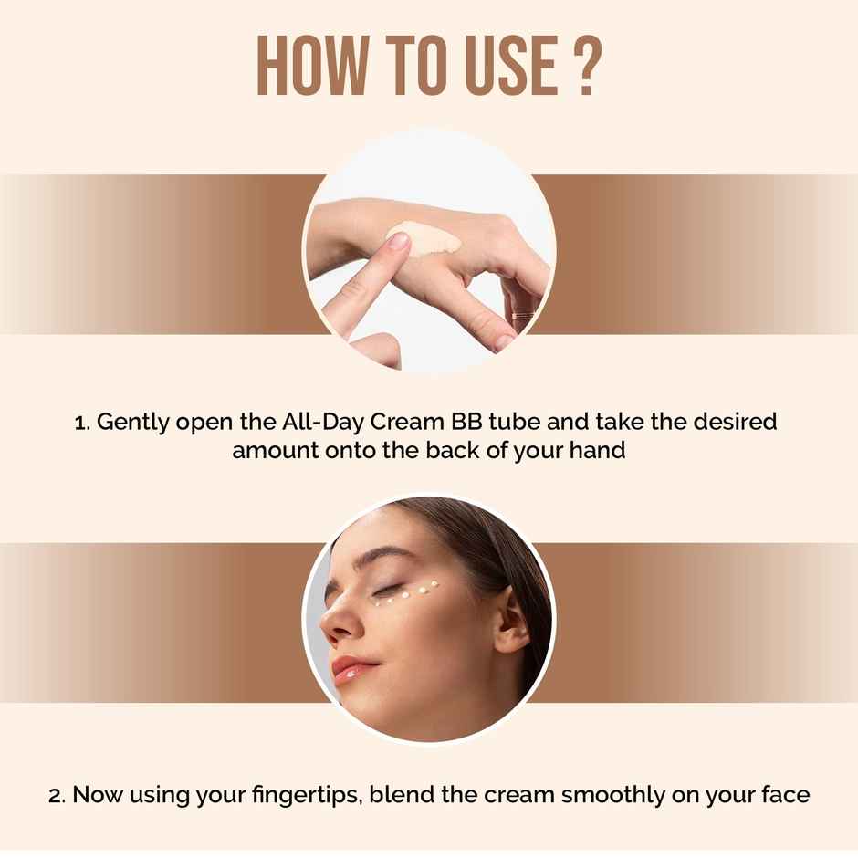 Glam21 Bb Cream Long Lasting Oil Free Lightweight Formula-Ivory