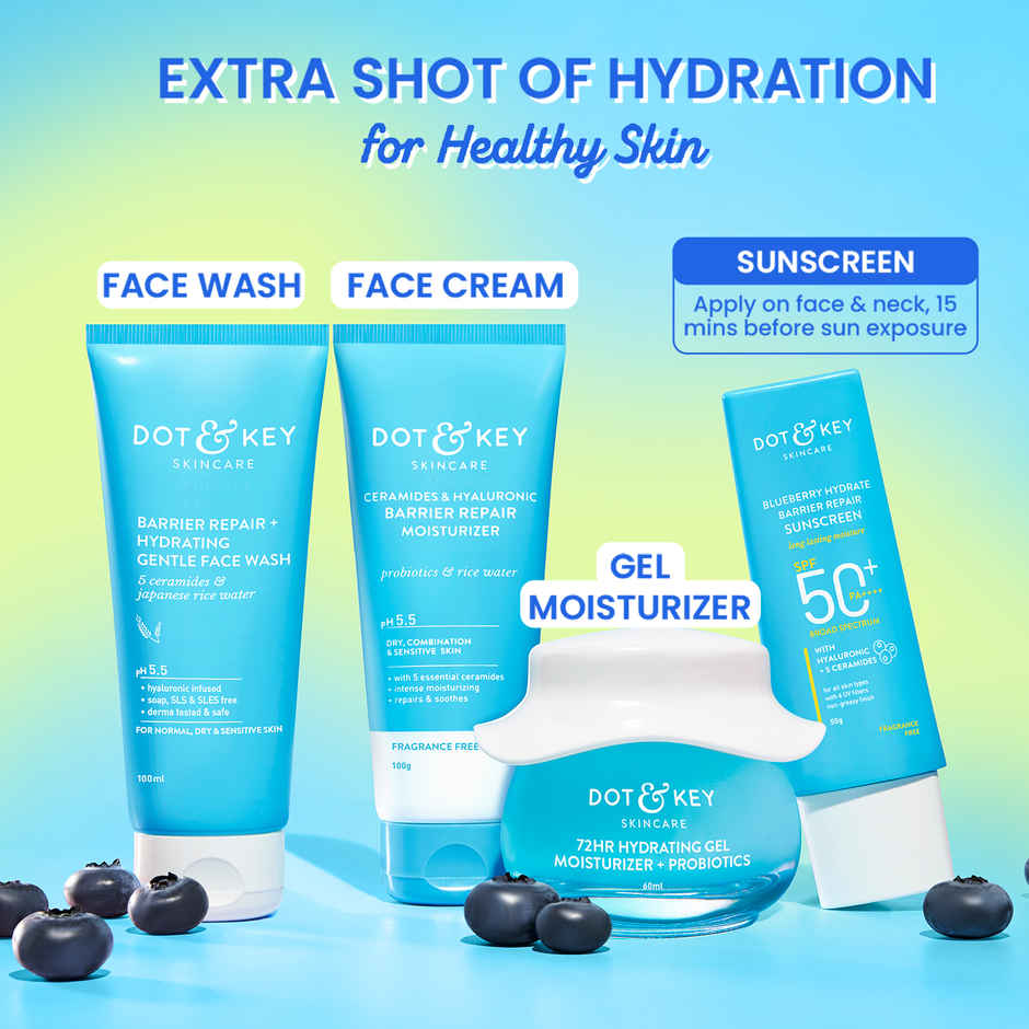 Dot & Key Blueberry Hydrate Barrier Repair Sunscreen SPF 50+, PA++++