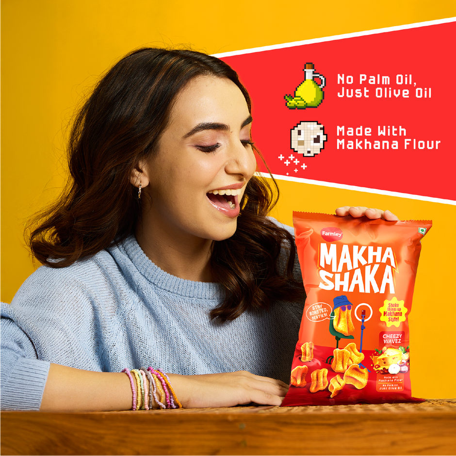 Farmley Makha Shaka Cheese Waves