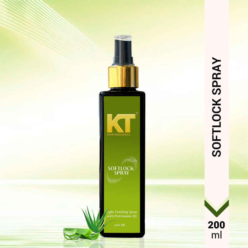 KT Professional Soft Locks Spray with Wheat Protein, Panthenol & Aloe Vera