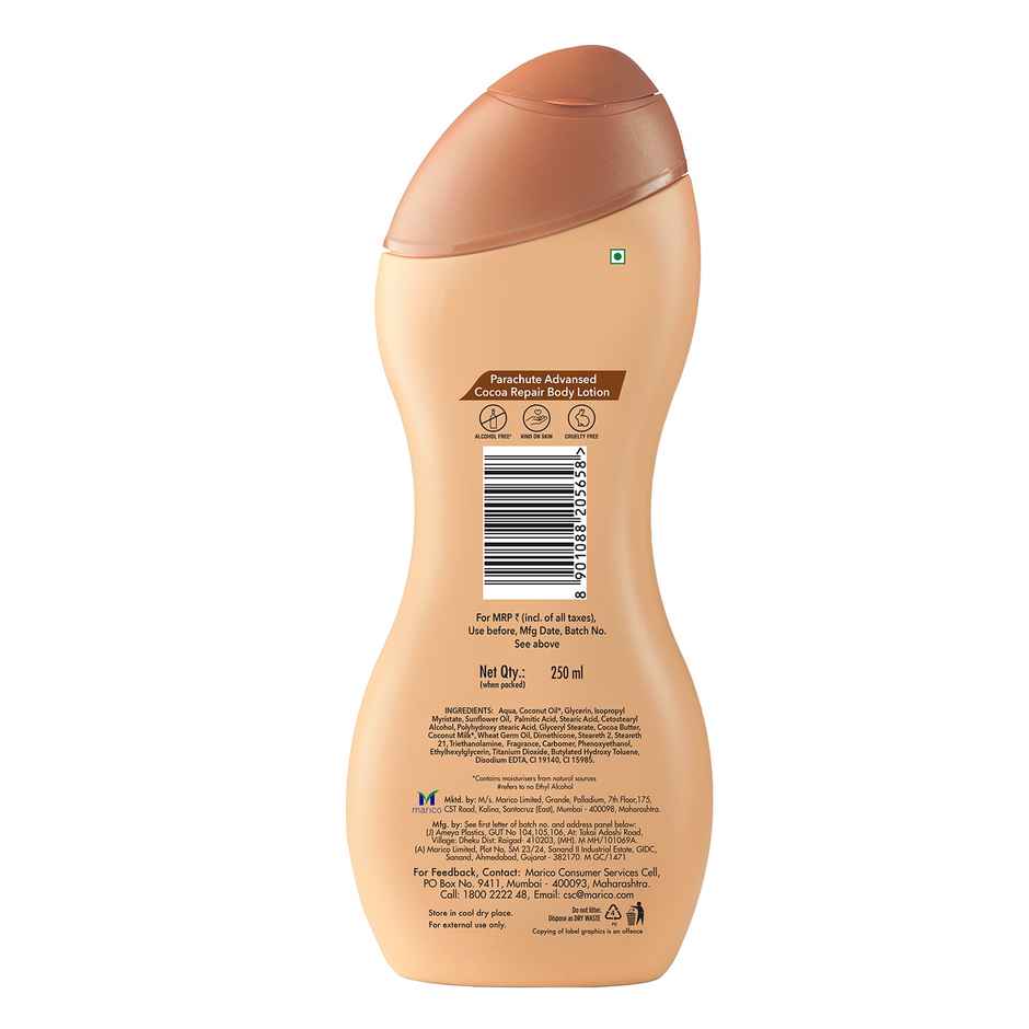 Parachute Advansed Cocoa Repair Body Lotion Intense Moisture