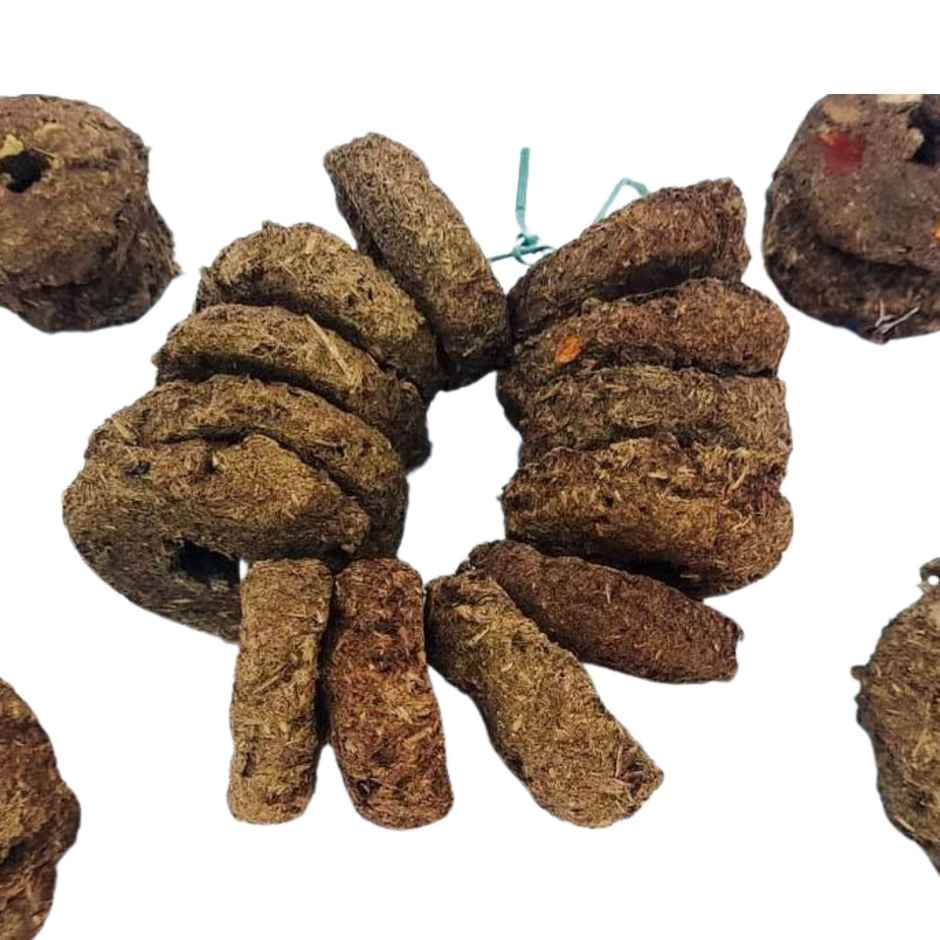 Cow Dung Badkulla Mala for Holi/Gobar Badkulle/Badkulaya Holi