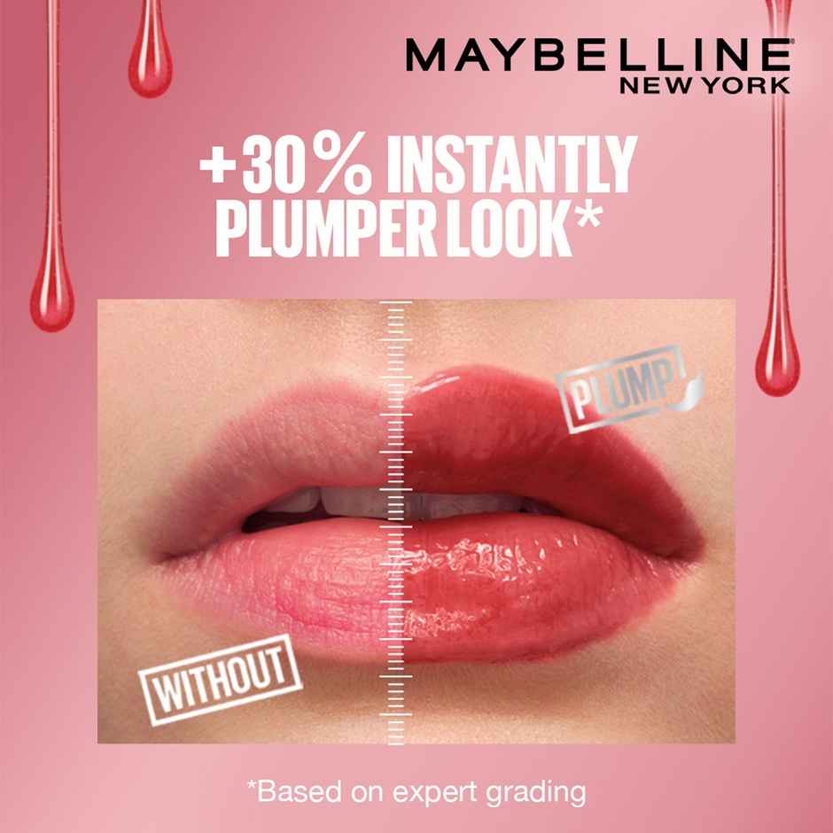 Maybelline Lifter Plump - Plumping Lip Gloss, Hot Chili