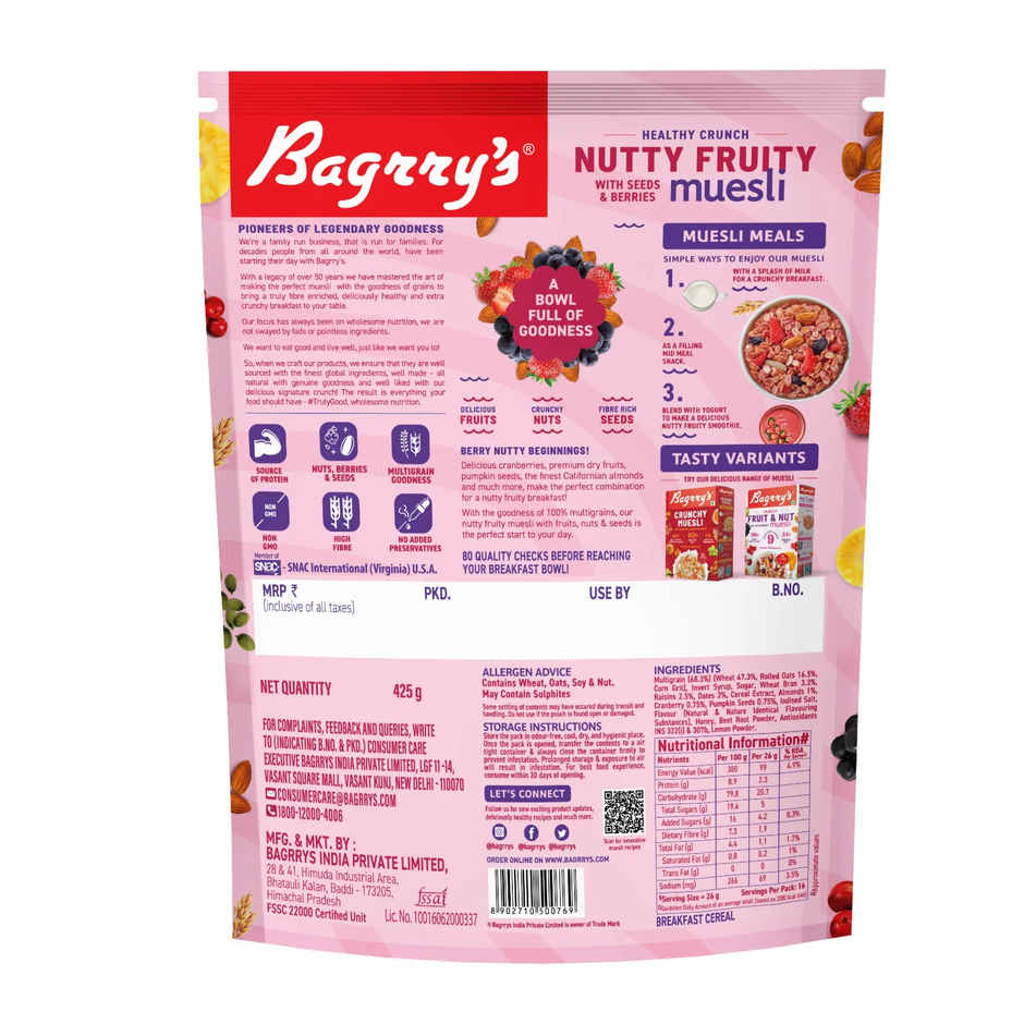 Bagrry's Crunch Nutty Fruity Muesli