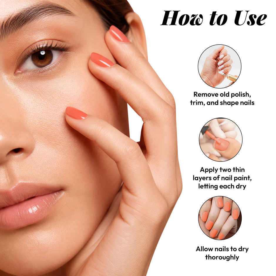 Enn Beauty Insta Color Nail Paint- Coral Crush