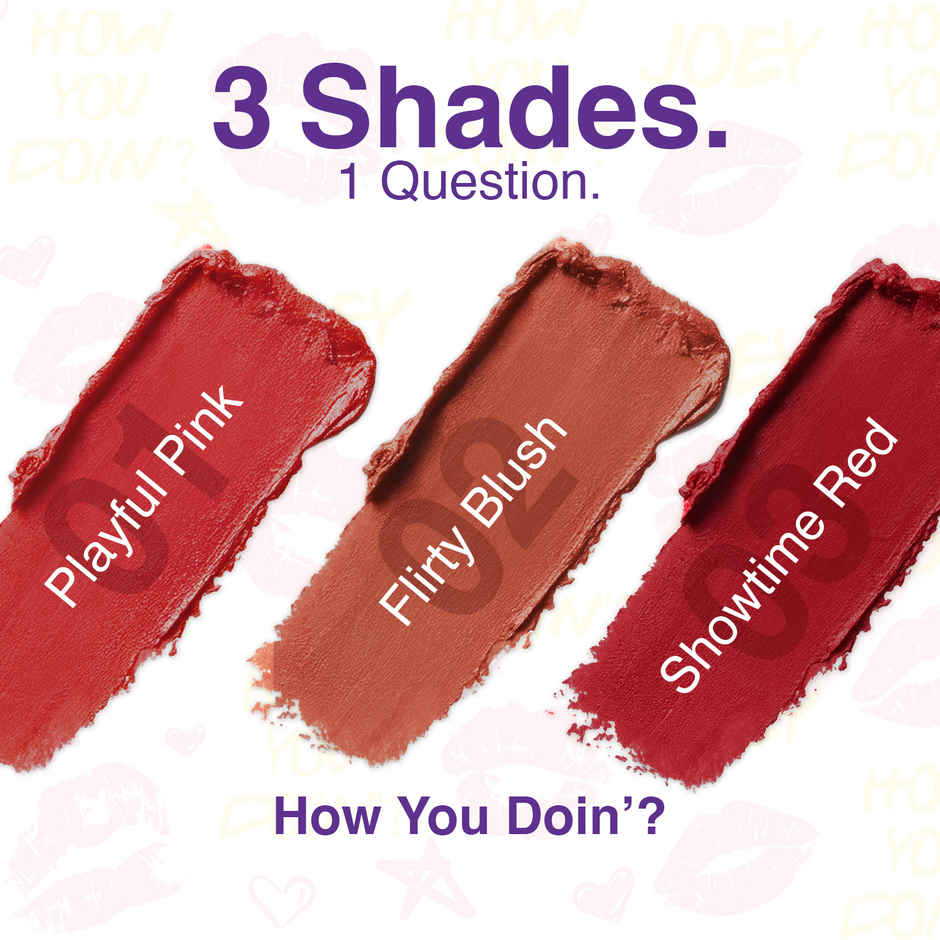 Swiss Beauty Craze How You Doin Lip Cheek Mud | 01 Playful Pink