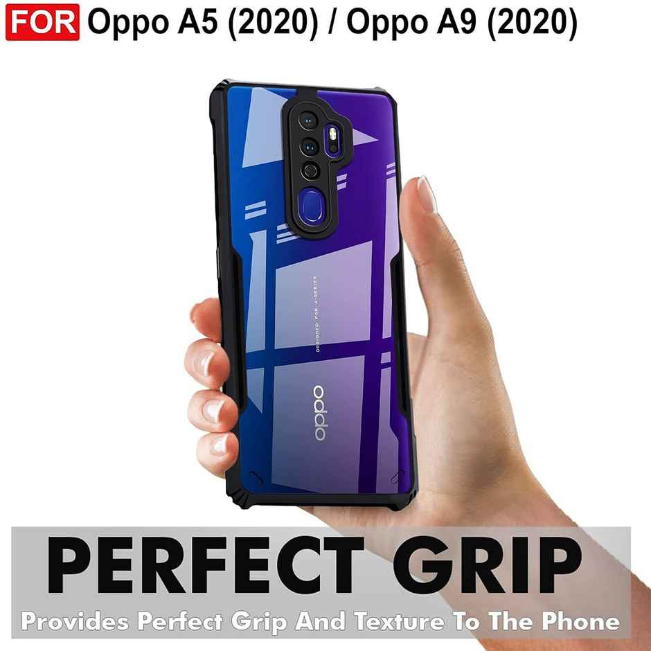 Zapcase Back Cover for Oppo A9 2020, Oppo A5 2020 | Matte-Black