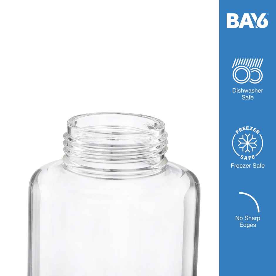 BAY6 Borosilicate Glass Bottle 1 L