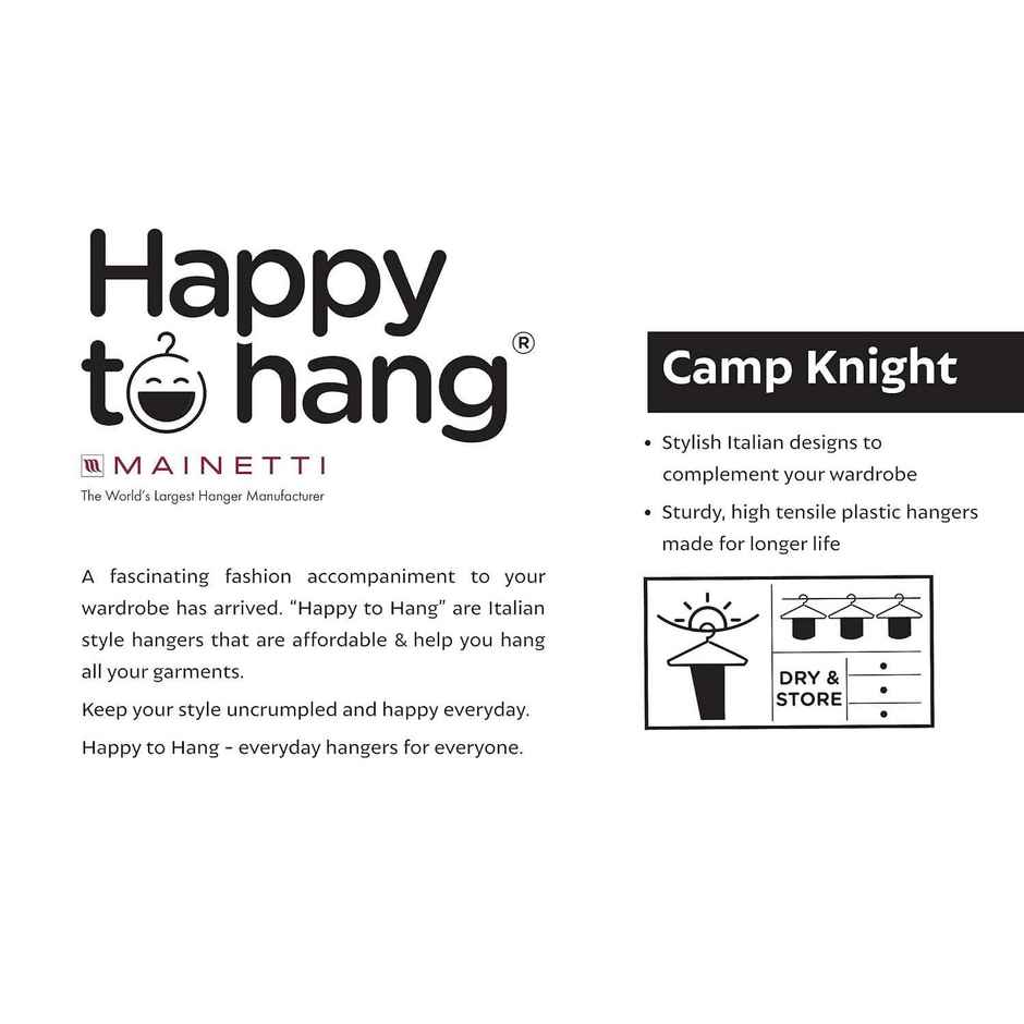 Happy to Hang Chamknight Benzer Hanger, Pack Of 12
