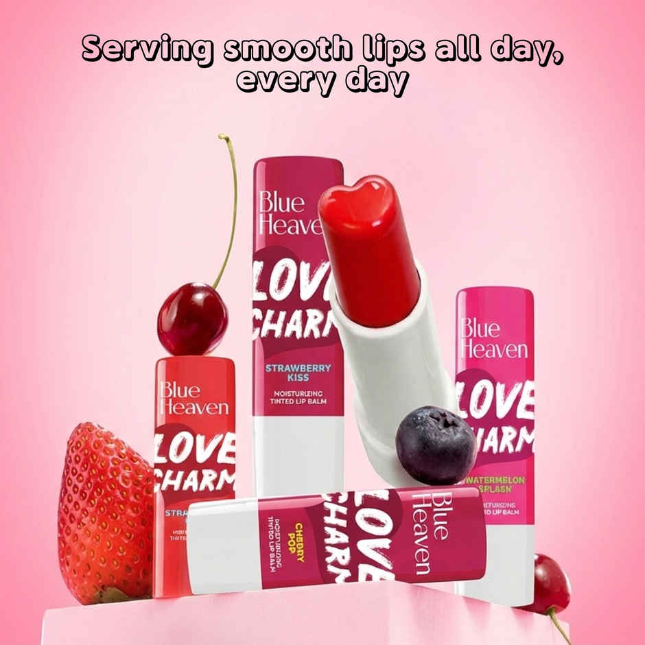 Blue Heaven Love Charm Tinted Lip Balm with SPF | Cherry