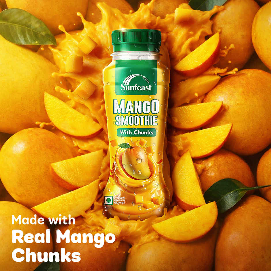 Sunfeast Mango Smoothie With Mango Chunks