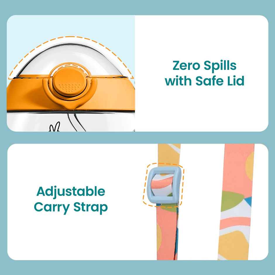 R for Rabbit Tritan Bumble 330 ml Baby Sipper Water Bottle Green