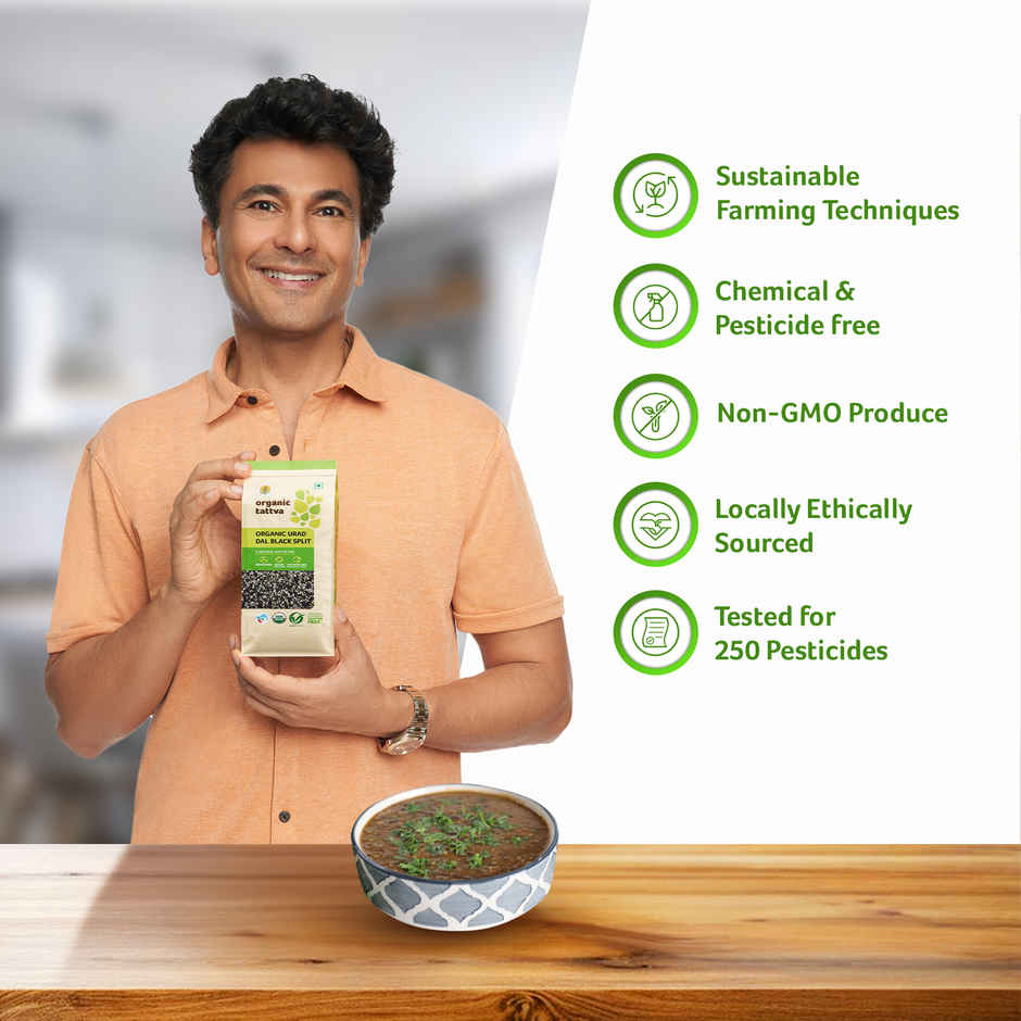 Organic Tattva Split Black Urad Dal