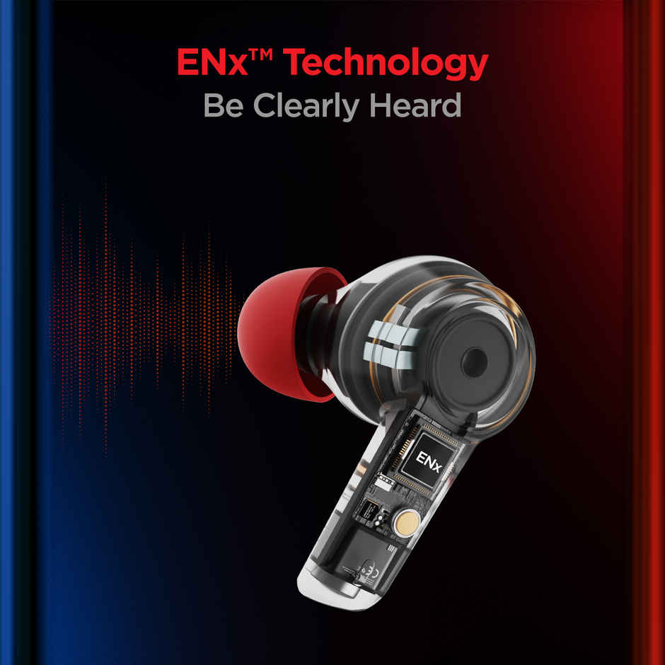 boAt Airdopes 411 ANC TWS Earbuds with Active Noise Cancellation | Upto 17.5 Hours Playback | White