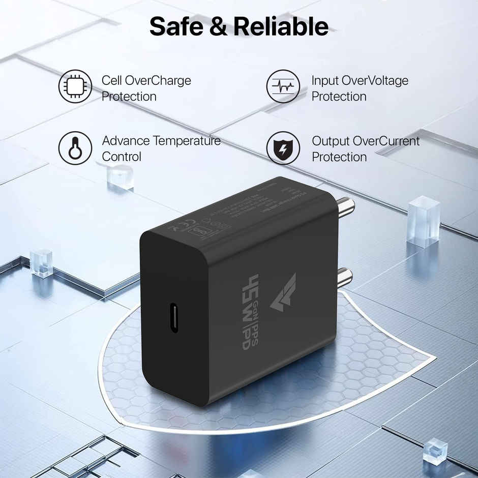 Fast Charger Adapter | 45 W | Type-C | Black