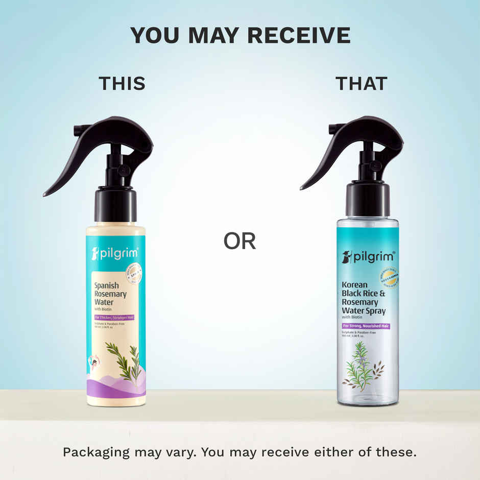 Pilgrim Spanish Rosemary Water With Biotin for Thicker Stronger Hair