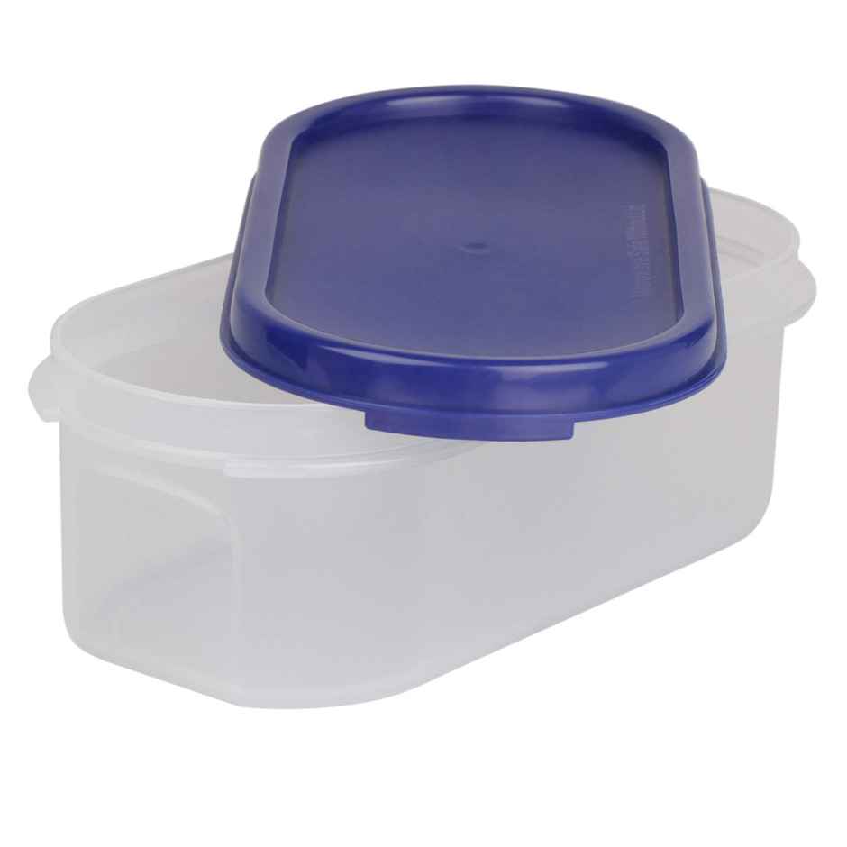 Cutting EDGE 525ml Plastic Modular Storage Containers|Microwave Safe |BPA Free |Set of 6 |Dark Blue