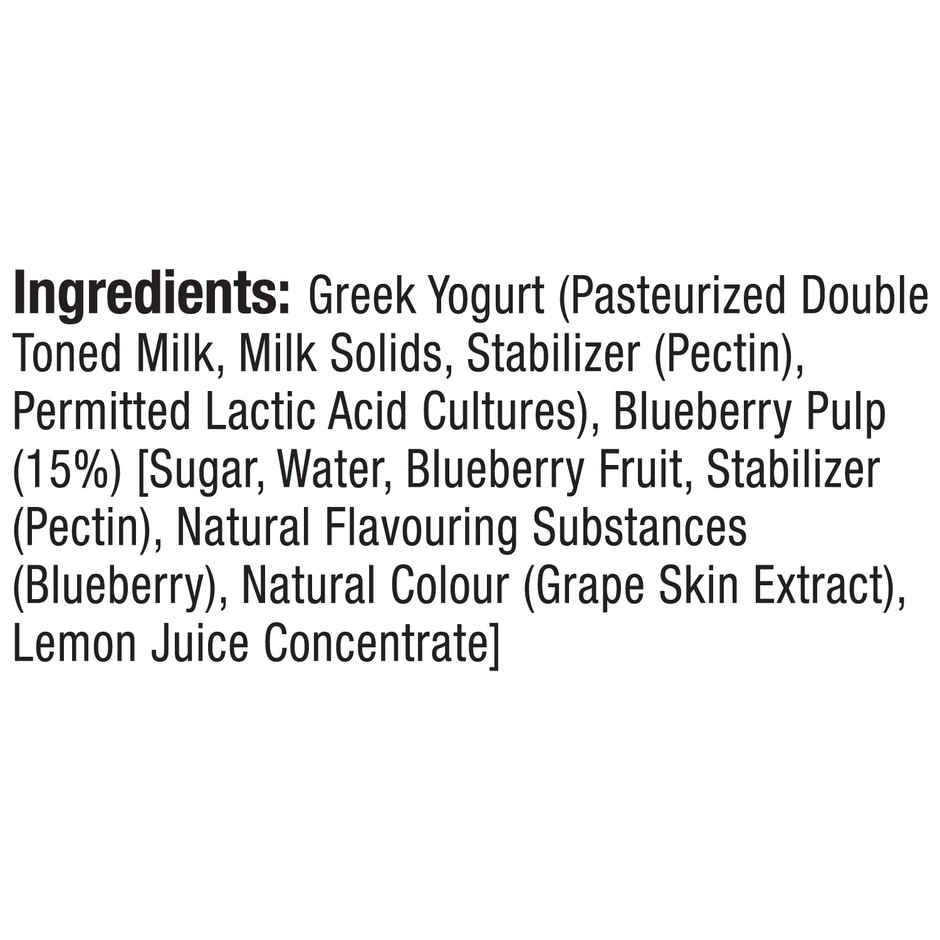 Epigamia Greek Yogurt Blueberry Combo