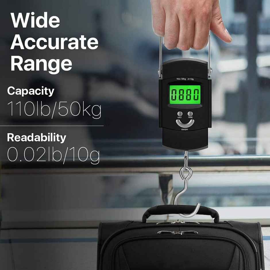 Urbanfix Bulfyss Electronic 50Kgs Digital Luggage Weighing Scale - Weight Machine For Luggage