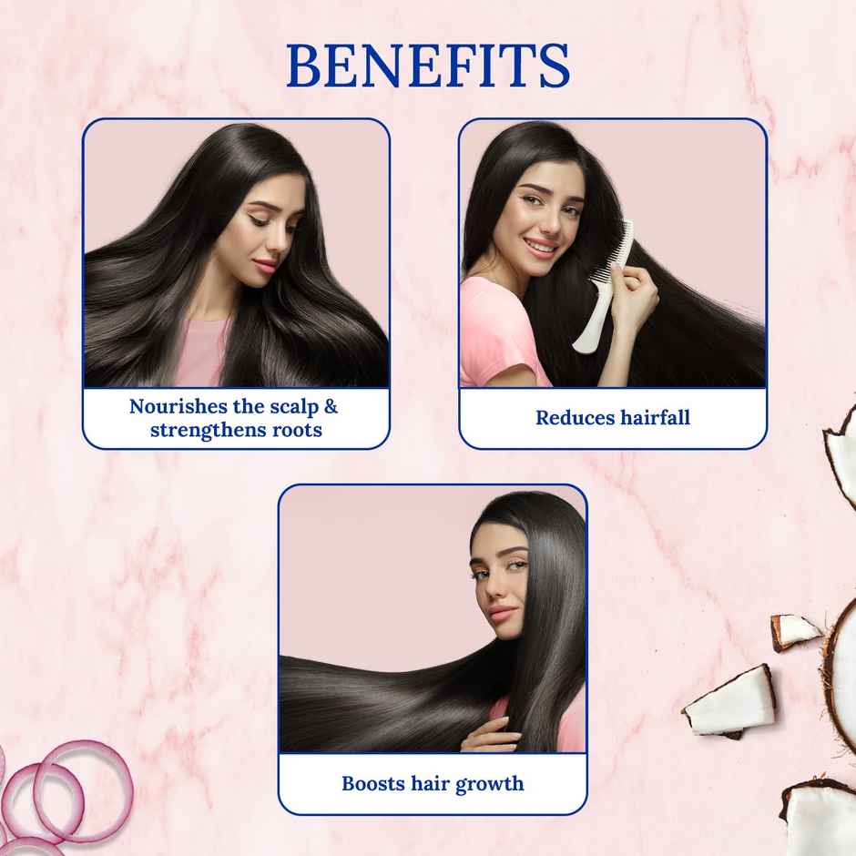 Parachute Advansed Onion Hair Oil | Hair Growth Oil | Controls Hairfall