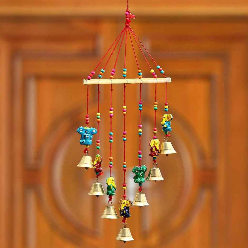 Casacraft by Pepperfry Hanging Bells | Ganapati Ji Design