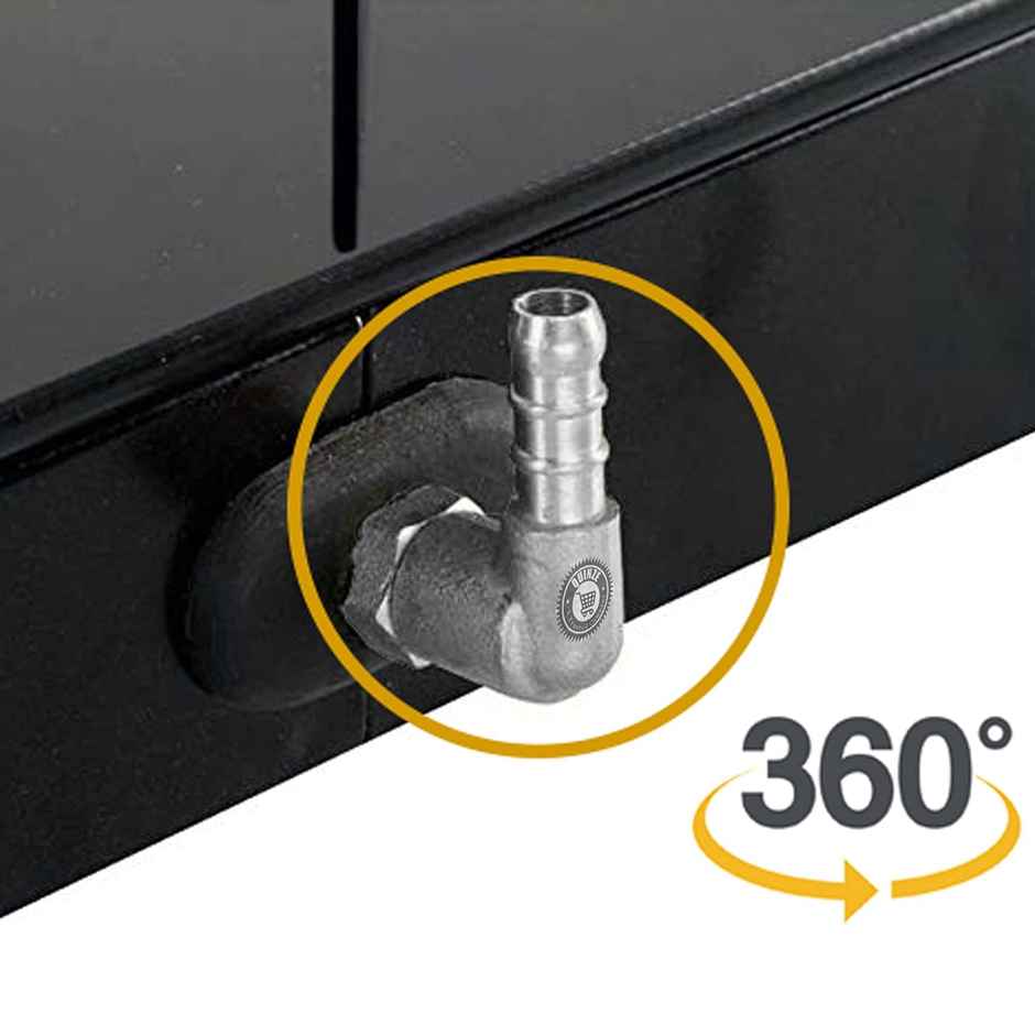Quinze Revolving Lpg Gas Stove Nozzle - Suitable For All 1/4 BSP Gas Stoves | Stainless Steel