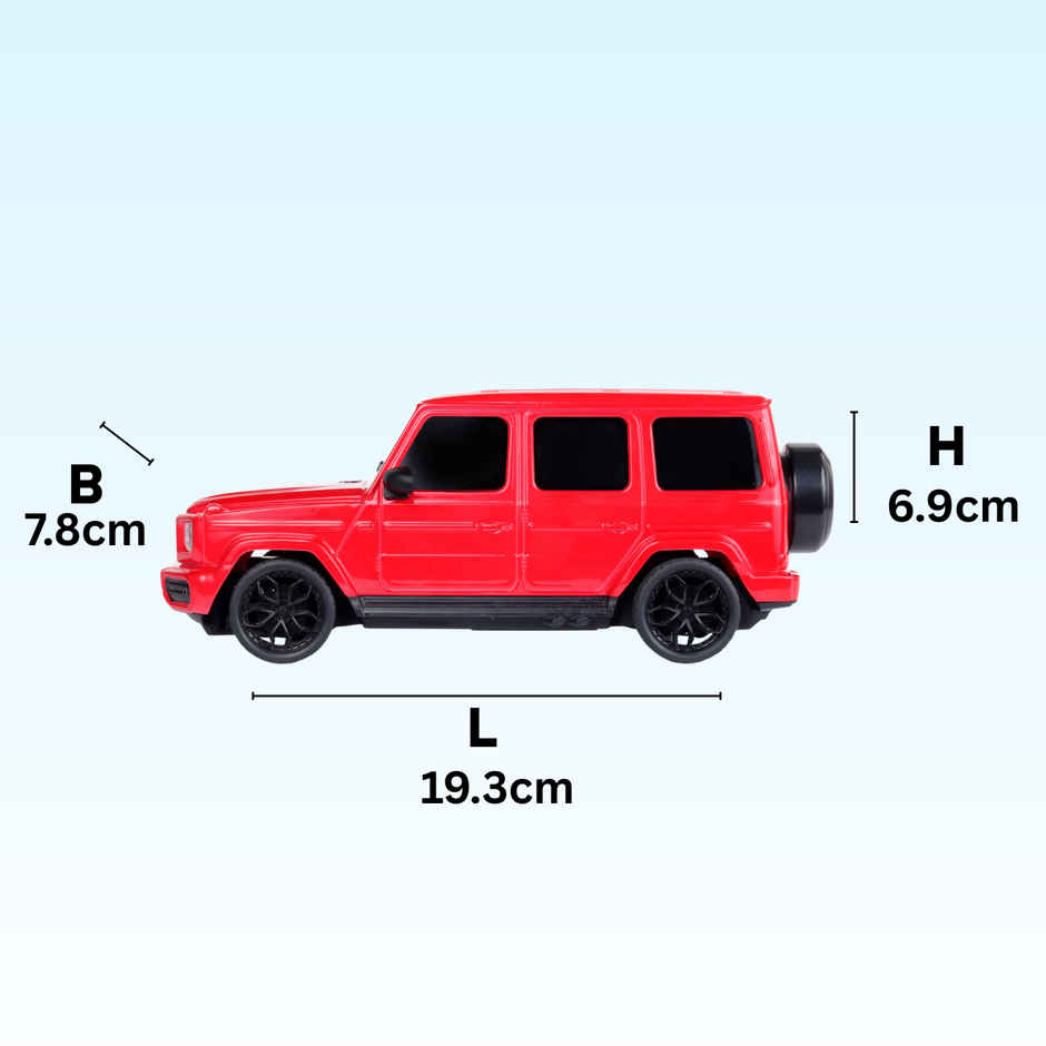 Race N Roll Hi Speed Rechargeable Remote Control Car 1:24 - G Wag Red