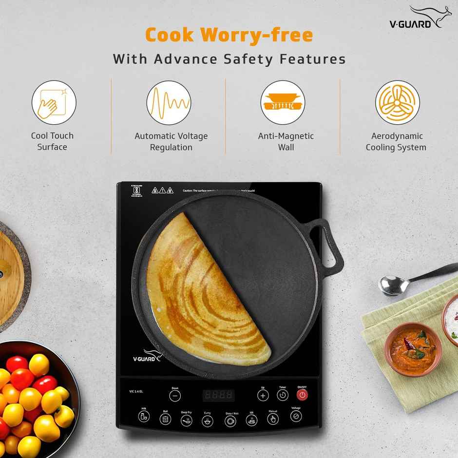 V-Guard Vic 1.4 El Induction Cooktop / 1400 Watt
