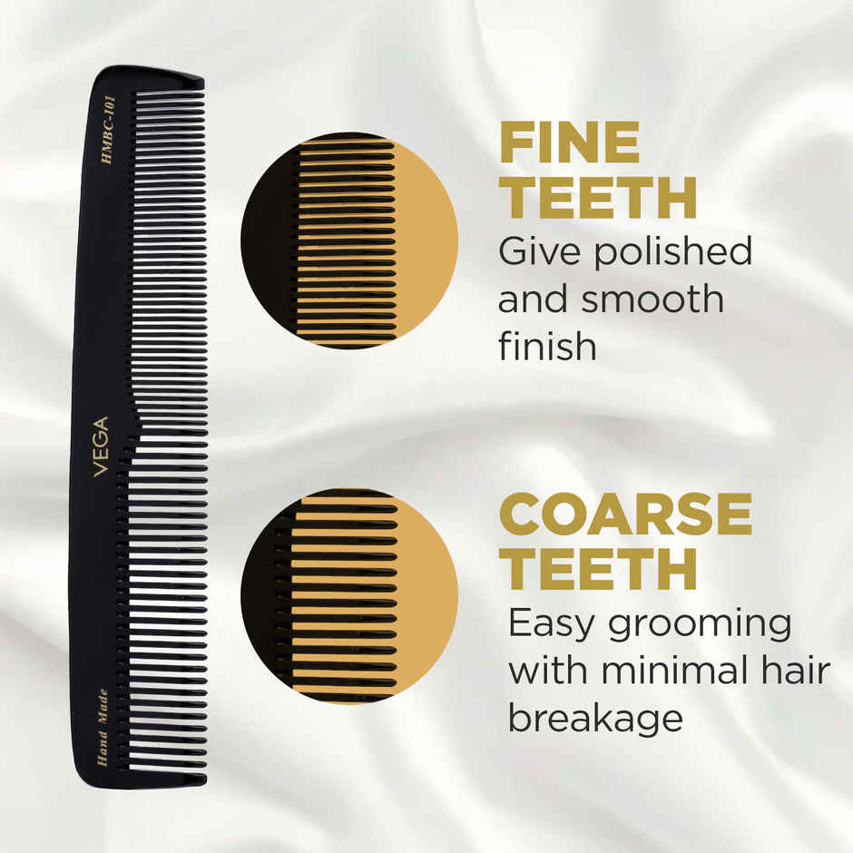 VEGA Graduated Dressing Handmade Hair Comb for Men and Women, (HMBC-101)