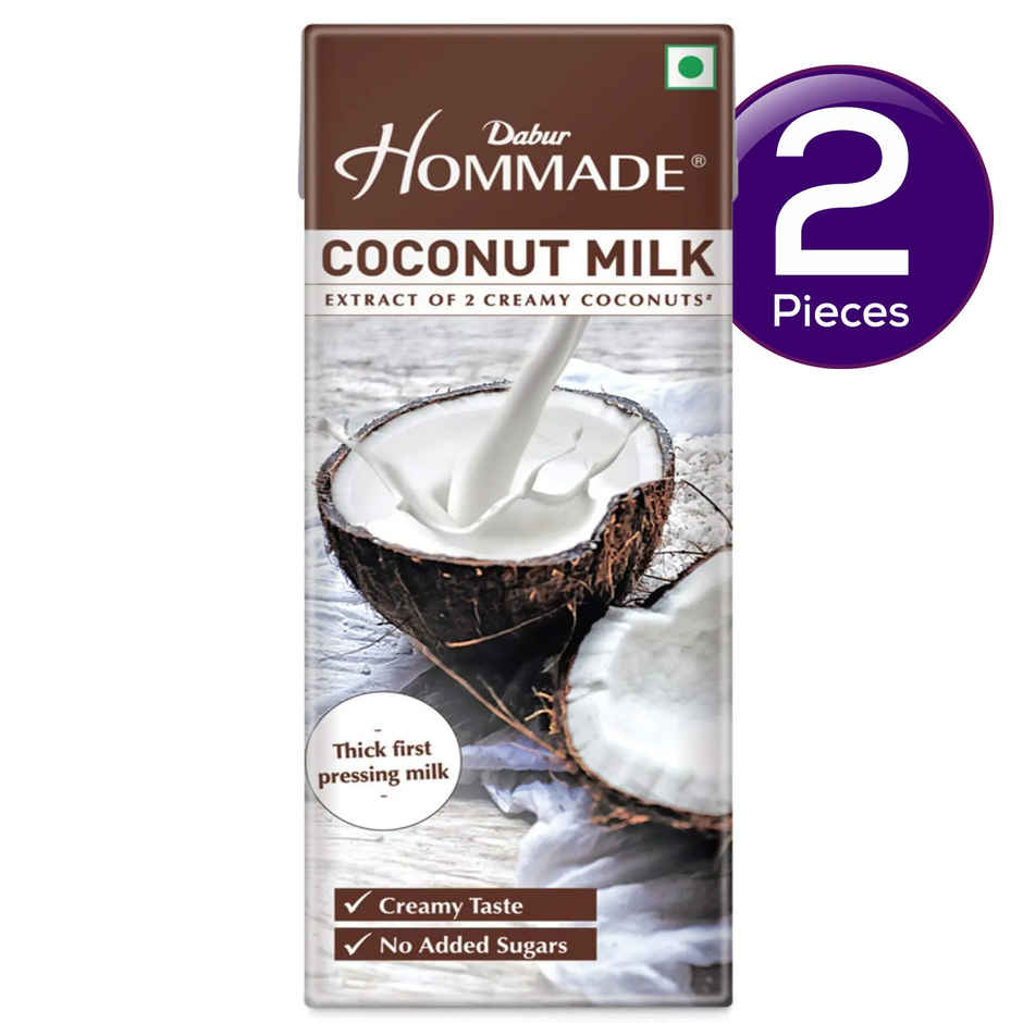 Dabur Hommade Organic Coconut Milk Combo