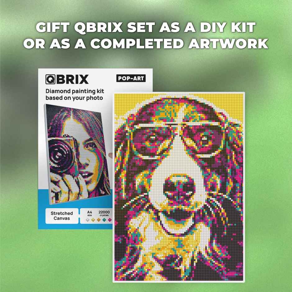 Custom Portrait Diamond Painting DIY Craft Gift Set Pop Art | Happy Mail