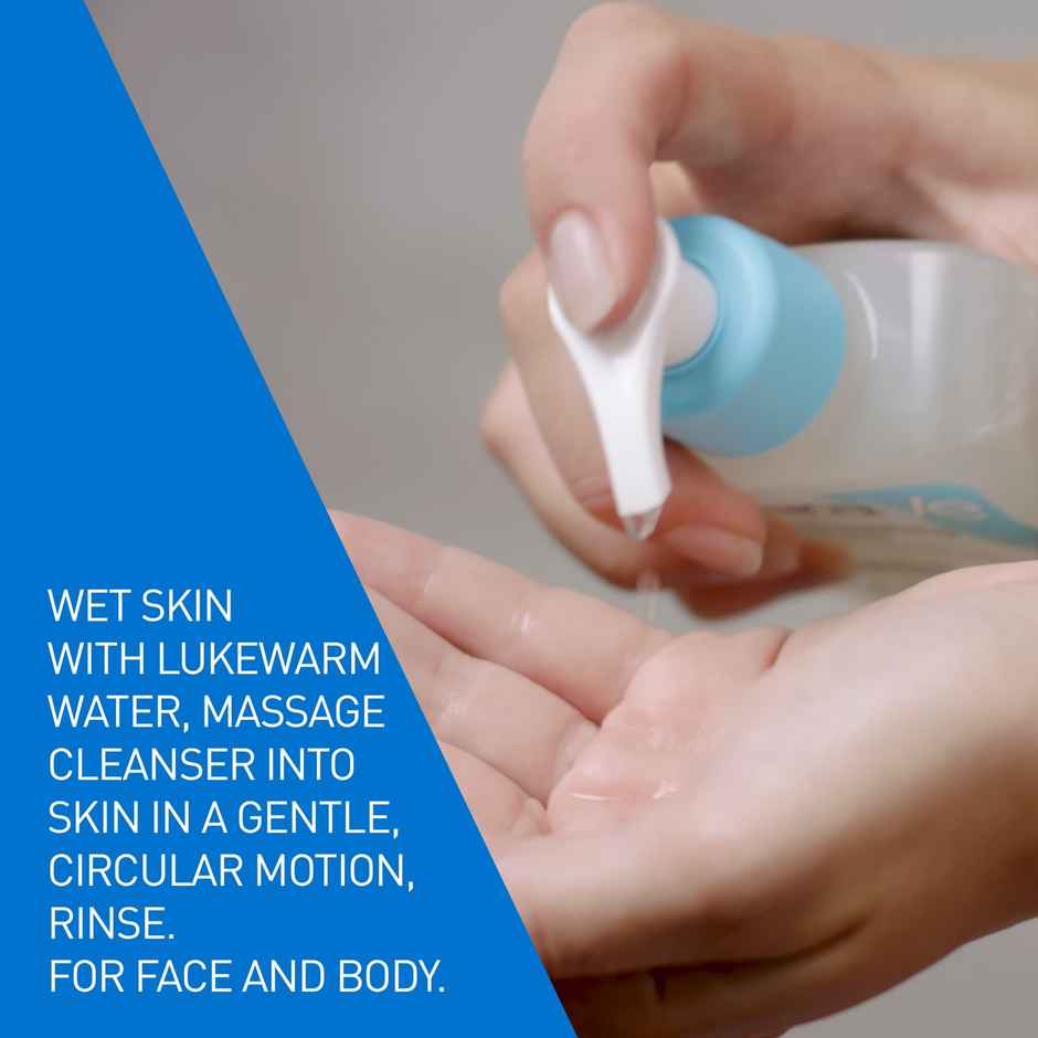 CeraVe Smoothing Cleanser | Dry, Rough & Bumpy Skin | Face Wash With Salicylic Acid & Ceramides