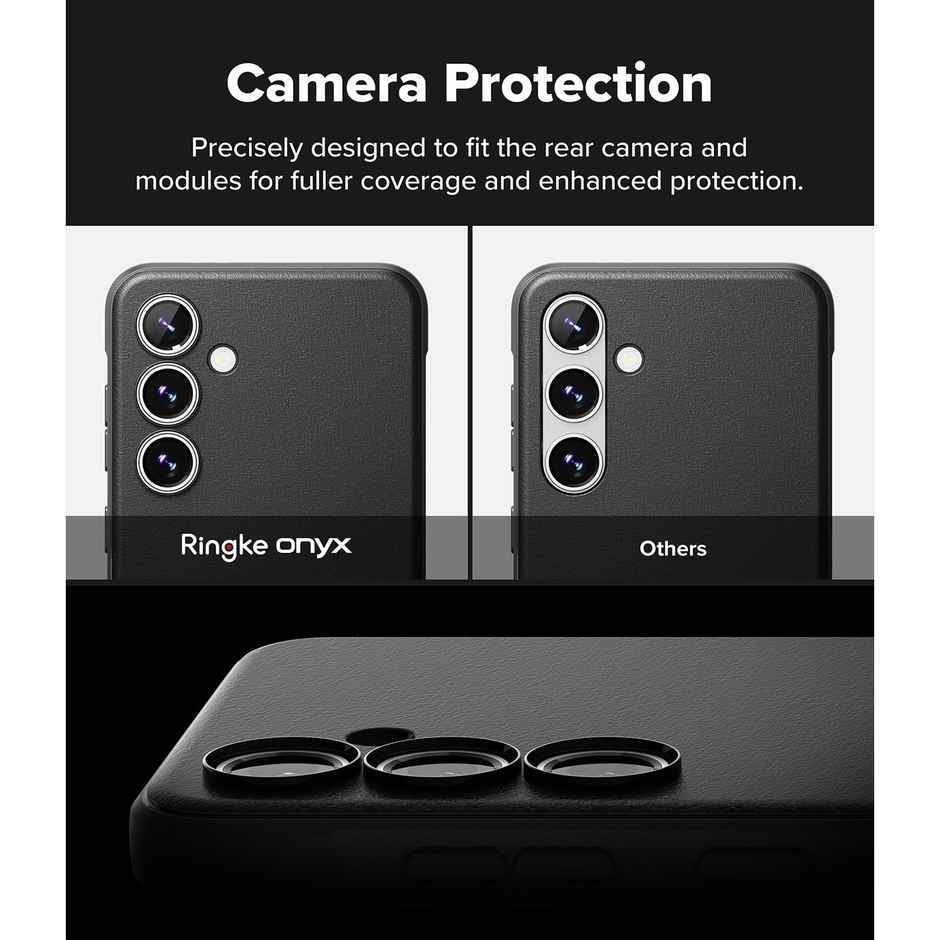 Ringke Samsung Galaxy S24 Fe Back Cover Case | Onyx Magnetic - Black