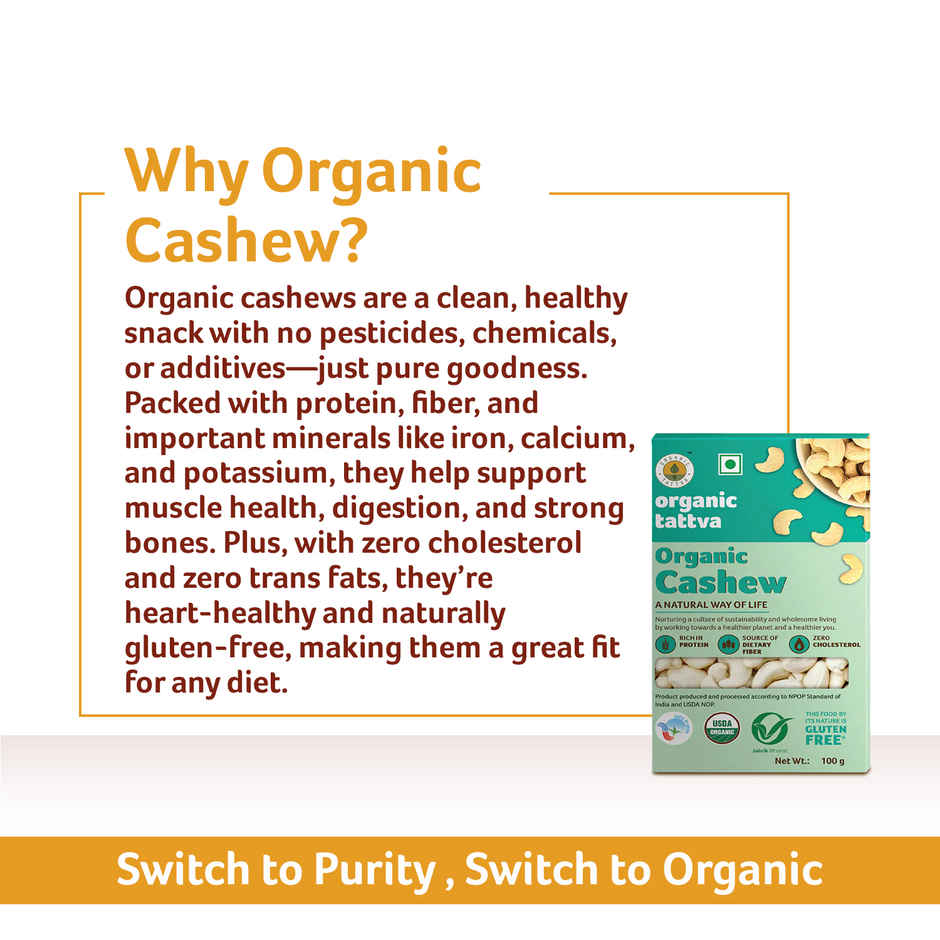 Organic Tattva Organic Cashews
