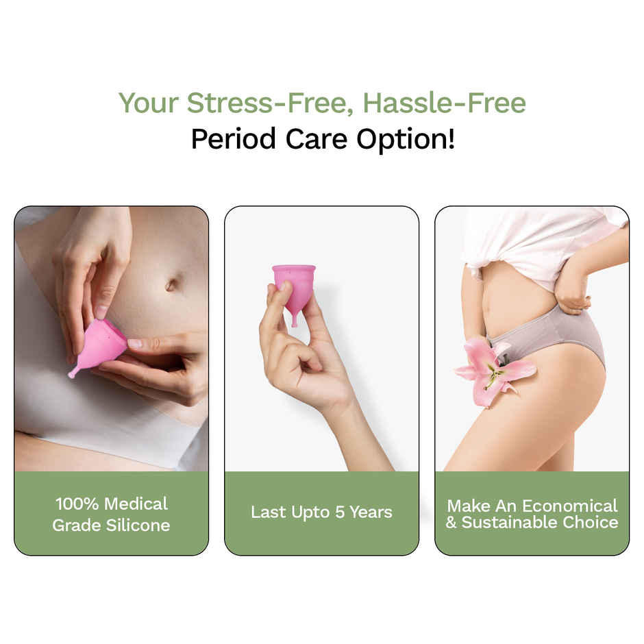 Pee Safe Menstrual Cup | Leak-Free, Comfortable & Reusable - Medium