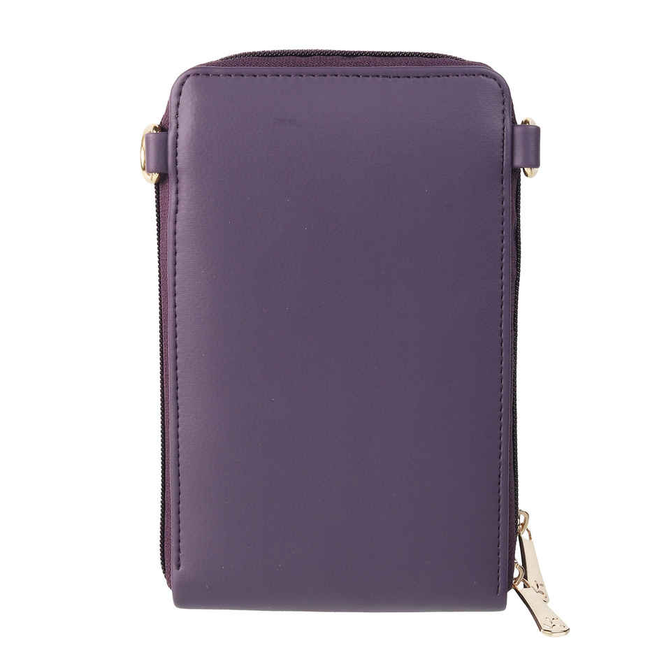 Mochi Purple Synthetic Sling Bag for Women | 95-8372-26