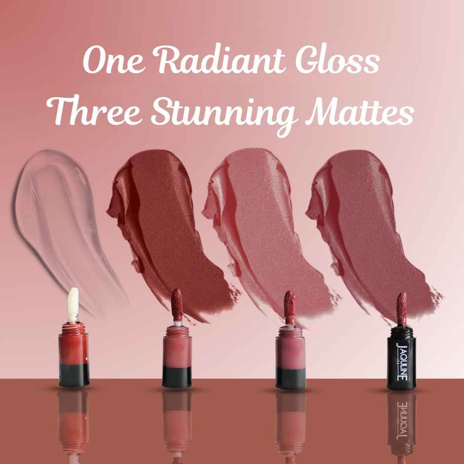 Jaquline USA Stack Attack 4 in 1 Liquid Lipstick - Boss Bold