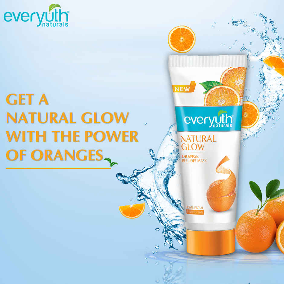 Everyuth Naturals Advanced Orange Peel Off Mask Tube for Natural Glow