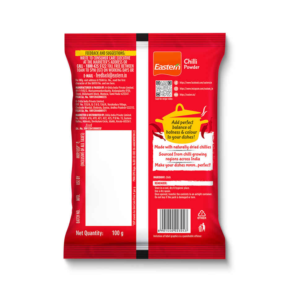 Eastern Chilli Powder