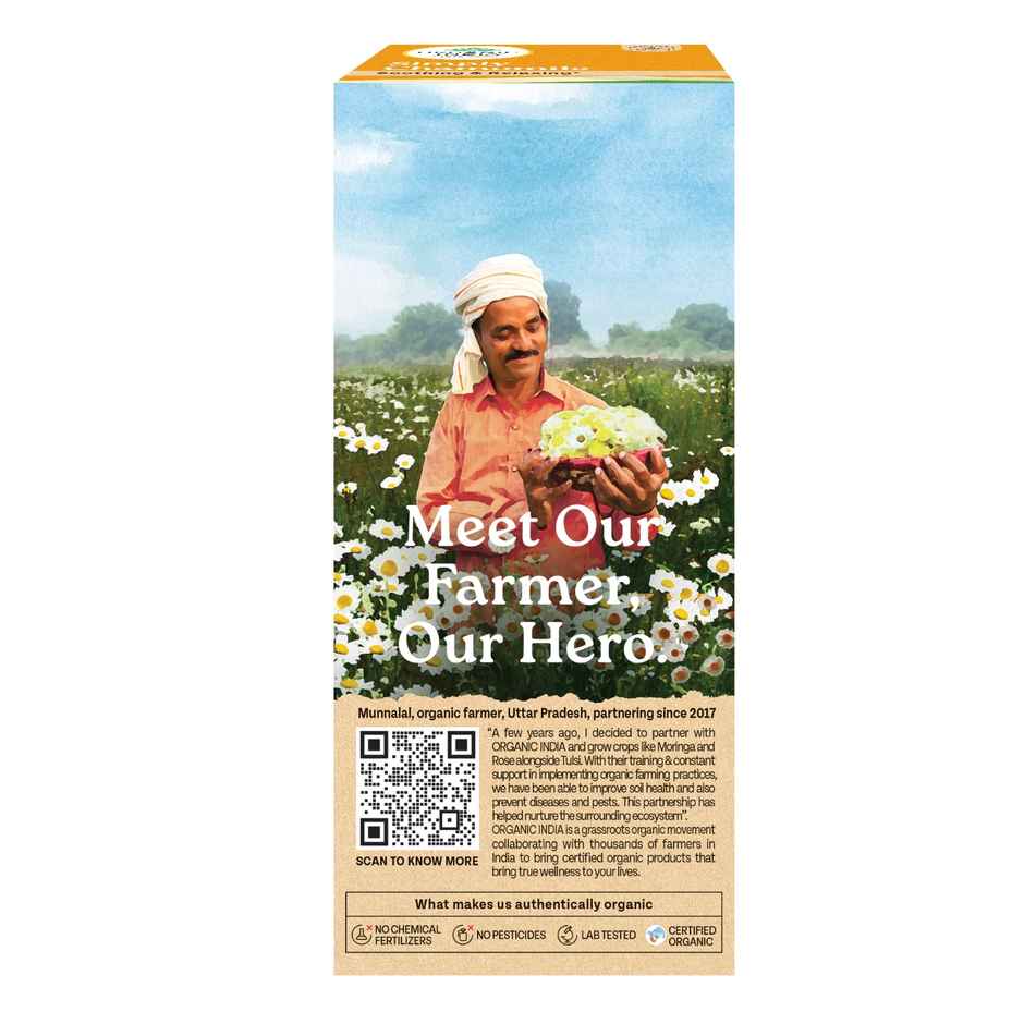 Organic India Simply Chamomile Herbal Infusion Bags