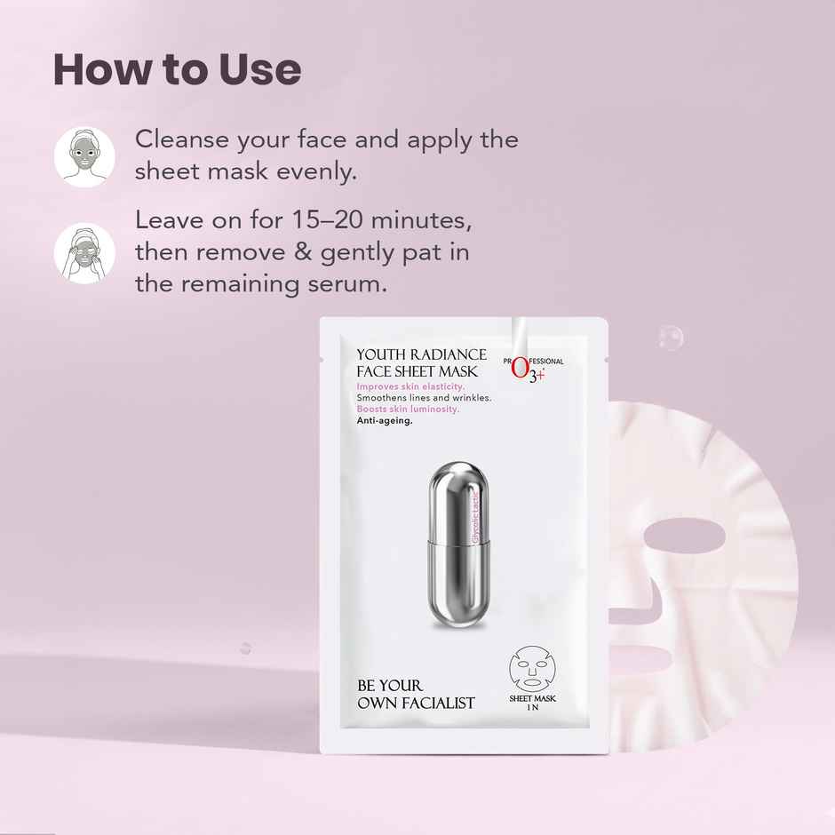 O3+ Youth Radiance Face Sheet Mask