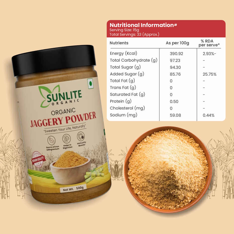 Sunlite Organic Jaggery Powder