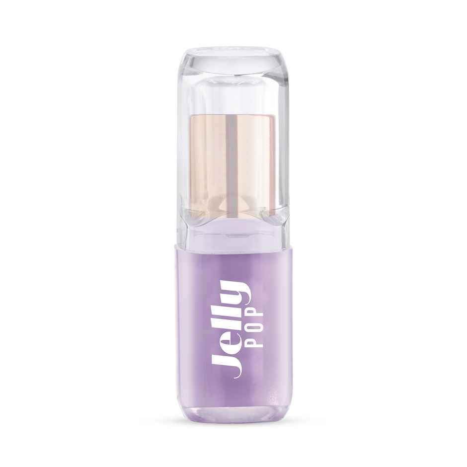 Glam21 Jelly Pop Fruity Gel Lipstick Glossy Finish | Colour Lightweight - Blueberry Purple