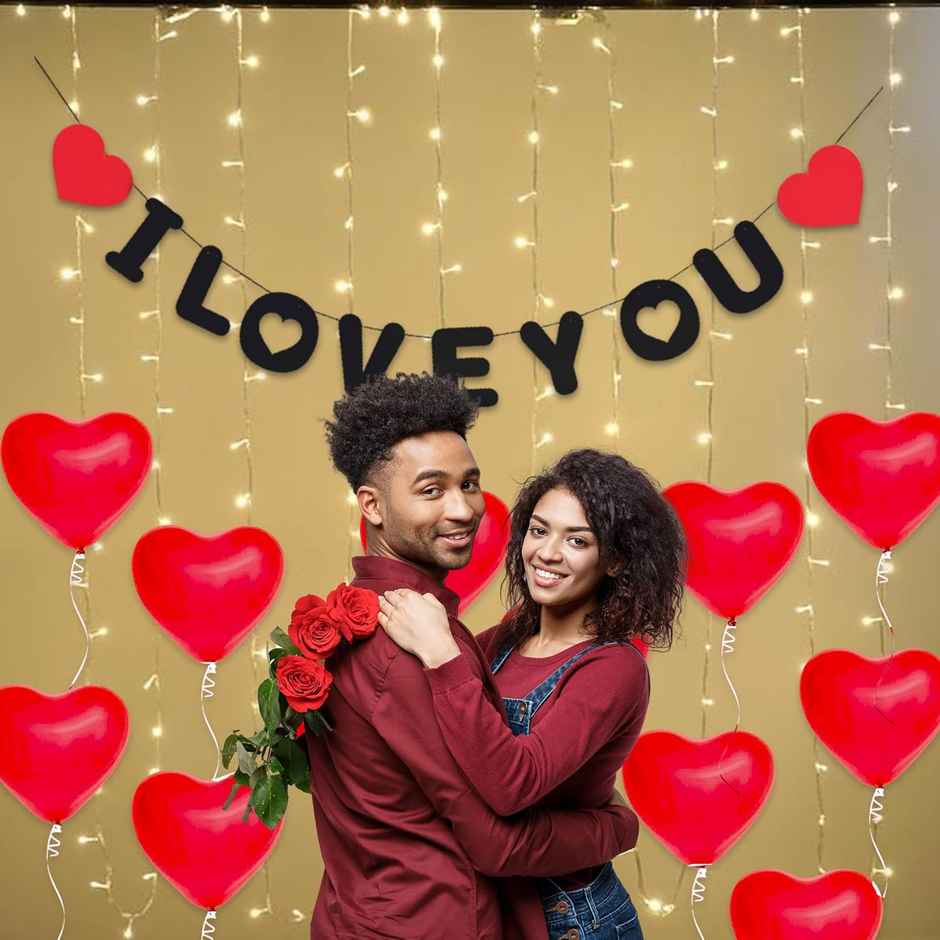 Red Heart Balloon I Love You Decoration Kit | Special You