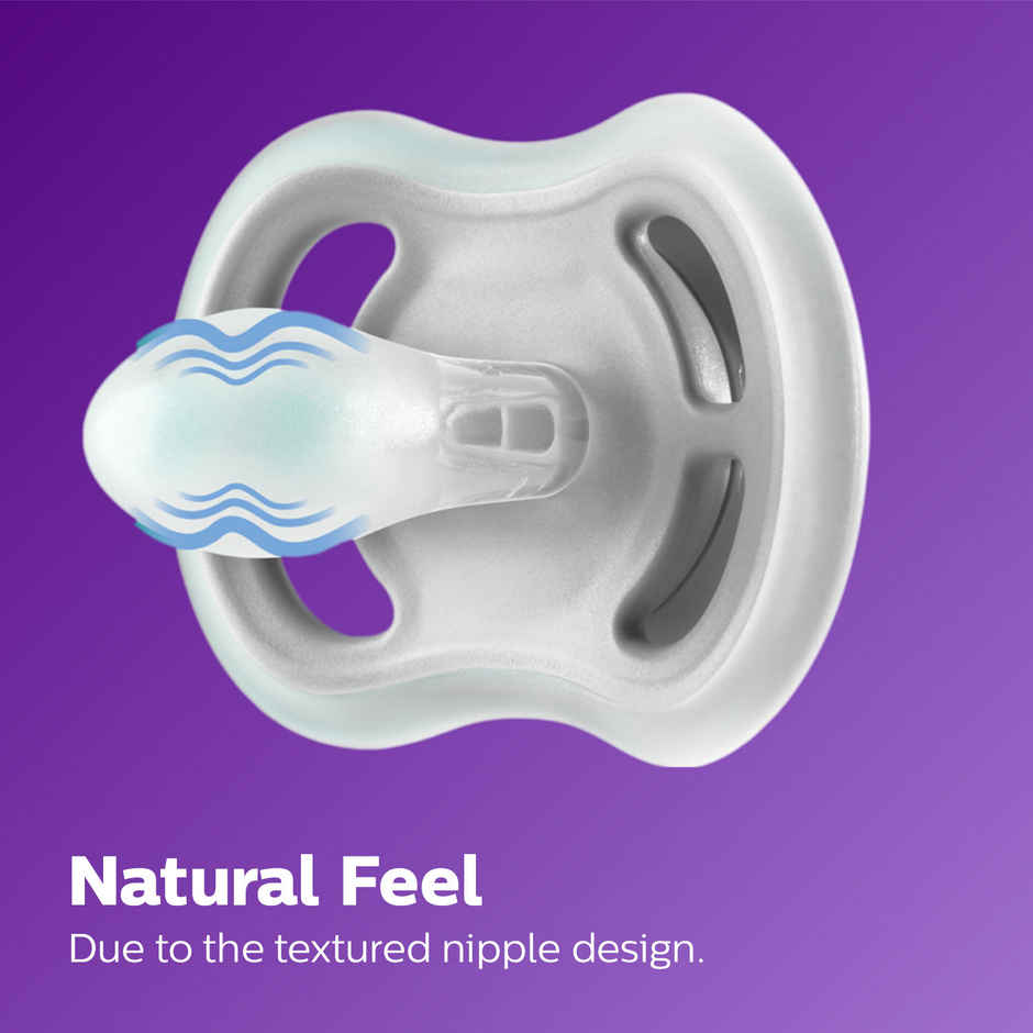 Philips Baby Care Avent Ultra Air Soother 2x Light Breathable Baby Soother BPA Free with Sterilizer