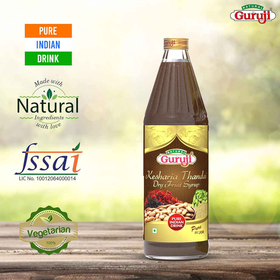 Jai Guruji Kesar Thandai Dry Fruit Syrup